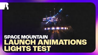 🚀 Space Mountain Launch Animations Test at Disneyland Paris!