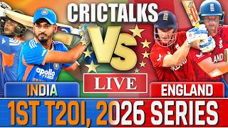 🔴 Live: IND vs ENG, 1st T20I Live Cricket Match Today, 2026 Series, Live Match Commentary, 1st Inn