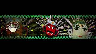 VJ LOOP 4K | ANIMATION | Ethnic Ondel-ondel Betawi3 Motion Graphics Visuals for Live Shows & DJ Sets