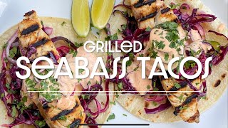 Grilled Seabass Tacos #seabass #tacos #grilling