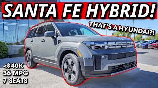 2024 HYUNDAI SANTA FE HYBRID is an AFFORDABLE LAND ROVER DEFENDER with TOYOTA PRIUS FUEL ECONOMY!