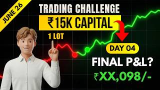 #day04🔥 1 Lot Nifty Options Trading Challenge | June 2026 | Intraday Trading Today ✅#nifty #trading