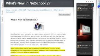 Changes in NetSchool