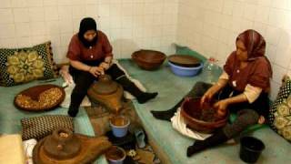 Making Argan Oil in Agadir, Morocco