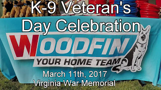 Woodfin - K9 Veteran's Day Celebration!
