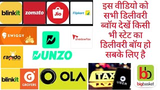 Zomato,swiggy,Dunzo,rapido,shadowfax,ola,ubar all company sarve please sport all riders...