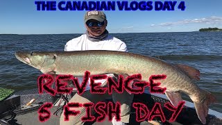 The Canadian vlogs day 4 - REVENGE (5 FISH DAY)