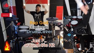 Rap God | Eminem | Drum CoverJust F.. around the Kit