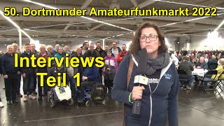 50. Dortmunder Amateurfunktmarkt - Interviews Teil 1 | FA-Unterwegs