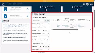 2026 Round | TAMS: Applicant Dashboard