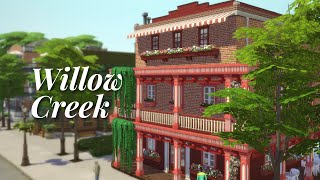 C'est moche... Et beau en même temps (je crois) 🚃 Willow Creek - Les Sims 4