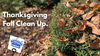 Thanksgiving Fall Clean Up