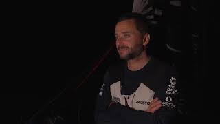 Interview d'Ambrogio Beccaria à bord de l'Imoca Allagrande Matei