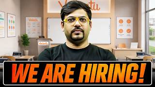 VEDANTU is HIRING!! Harsh Sir @VedantuMath