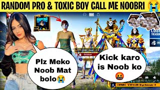 RANDOM PRO & TOXIC BOY CALL ME NOOBRI 😭 Best Random Noob Prank Ever @MainaYTVlogs New X-Suit 🔥