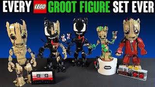 EVERY LEGO GROOT Figure Set Ever Made (76217, 76249, 76297, 76341)