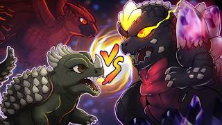 Baby Space Godzilla vs. Anguirus, Rodan | Godzilla x Kong Supernova - Animation 35