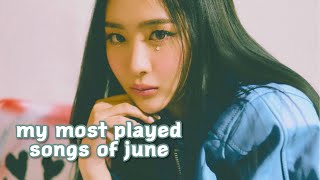 MY MOST PLAYED SONGS OF JUNE 2022