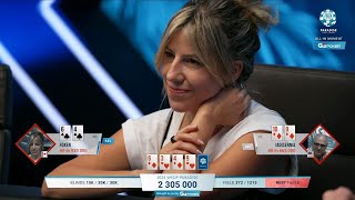 BIG SWEAT - Can She Hold? | WSOP Super Main Event | Paradise 2024
