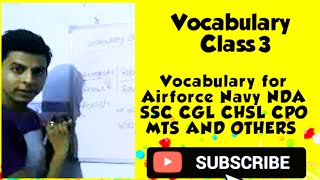 #Vocabulary Class 3 For_competative_exams  Vocabulary for all exams. #SSC||Kenin Den