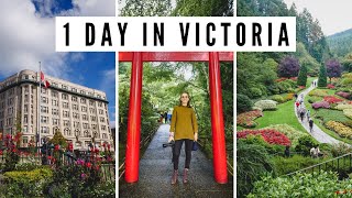 Best Things To Do VISITING VICTORIA, BC in 1 DAY! 🌸 Butchart Gardens + Afternoon Tea + Downtown Tour