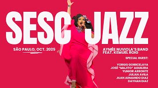 Aymée Nuviola's Band Feat. Kemuel Roig, concert at SESC Jazz Festival in São Paulo, Brazil.