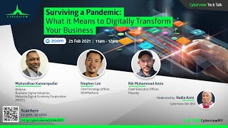 Cyberview Tech Talk Series: Surviving a Pandemic: What it Means to Digitally Transform Your Business