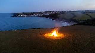 Platinum Jubilee 2022 Beacon Pednvadan, Porthcurnick, Portscatho on the Roseland