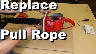 Replace Pull Rope Homelite XL12