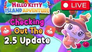 🔴🍑LIVE: Things Are Peachy Exciting In The 2.5 Update In Hello Kitty Island Adventure