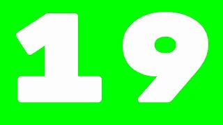 55-Second Countdown Timer with Tick-Tock Sound and Final Alert (green screen, chroma key)