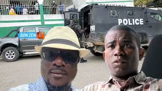 Journalist Geurrier Henry tells Guy Philippe that if he doesn't pose, he will die, because he kno...