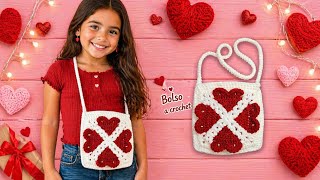 HERMOSA BOLSA CORAZÓN GRANNY