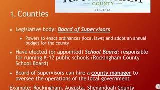 Local Government Structure Notes
