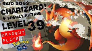 RAID BOSS: CHARIZARD RETURNS + HITTING LEVEL 39 IN POKEMON GO!