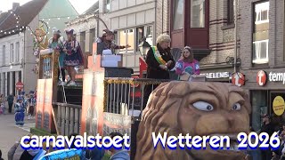 the complete carnival procession of Wetteren on February 8, 2026