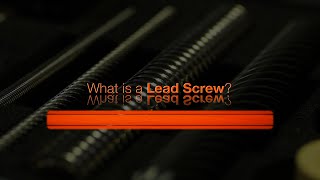 What is a Lead Screw? | The igus® Classroom