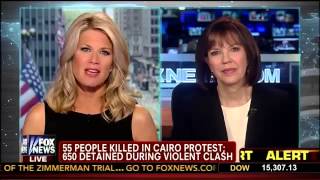 Will Democracy Prevail in Egypt?    Lisa Daftari    America Live    Fox News    7 9 13