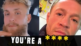 Conor McGregor goes off on Jake Paul after he becomes an MMA fighter