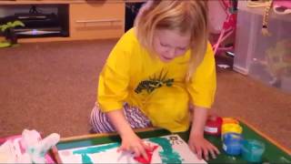 Maddies how to............finger-paint