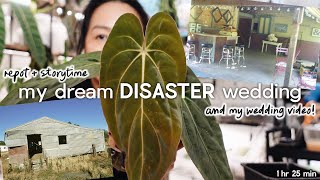 repot & storytime: my dream DISASTER wedding 😳😵‍💫