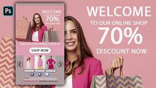 Professional Email Newsletter Template Design | Adobe Photoshop Tutorial