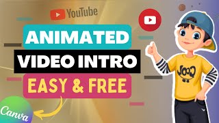 How to Create YOUTUBE INTRO to Canva - Step by Step Tutorial