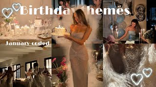 Birthday Theme Ideas for 2026 ✨January Coded✨ | Winter Aesthetic + After Midnight Fun