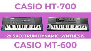 Casio Spectrum Dynamic synths ... HT-700 + MT-600 = HT-1300???