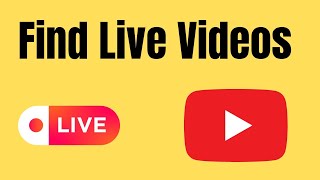How to Find LIVE Videos on YouTube RIGHT NOW (Easy Guide!)