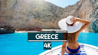 Greece 4K 🇬🇷- Scenic Relaxation Film WithCalming Music