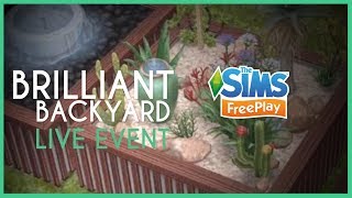The Sims Freeplay | Brilliant Backyard Live Event