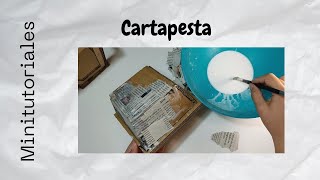 Papier-mâché || Mini-tutorial #diy #tips #crafts #papier-mâché