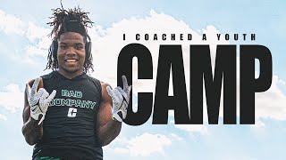 I GOT TO COACH YOUTH AND HIGH SCHOOL FOOTBALL CAMP!!!!!